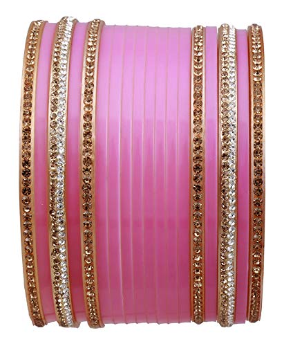 Chinar Jewels Small Pink Nikhar Chuda.