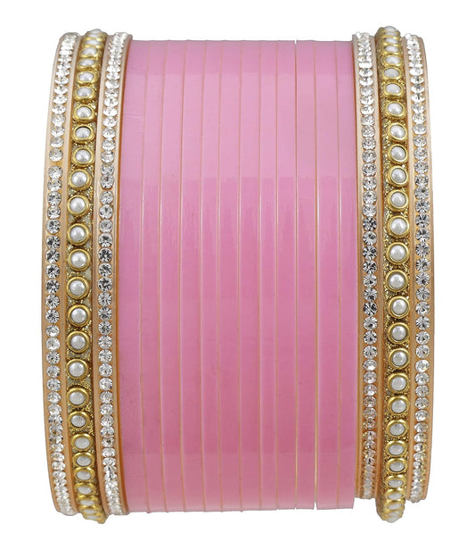 Chinar Jewels Small Pink Pearl Chuda.